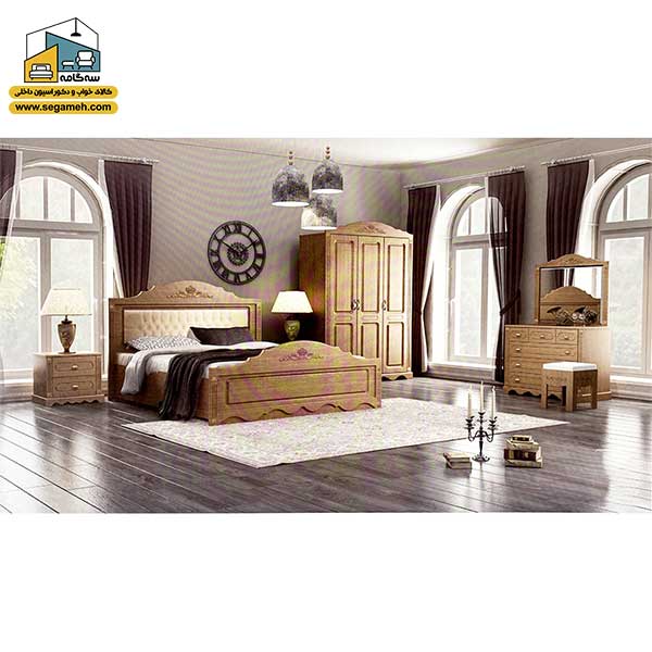 سرویس خواب دو نفره مدل آروین کد BDS1043